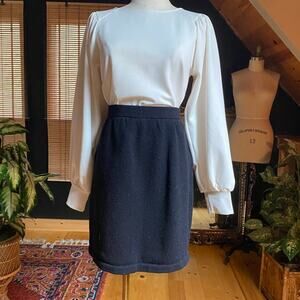 Vintage St. John Mini Skirt Wool